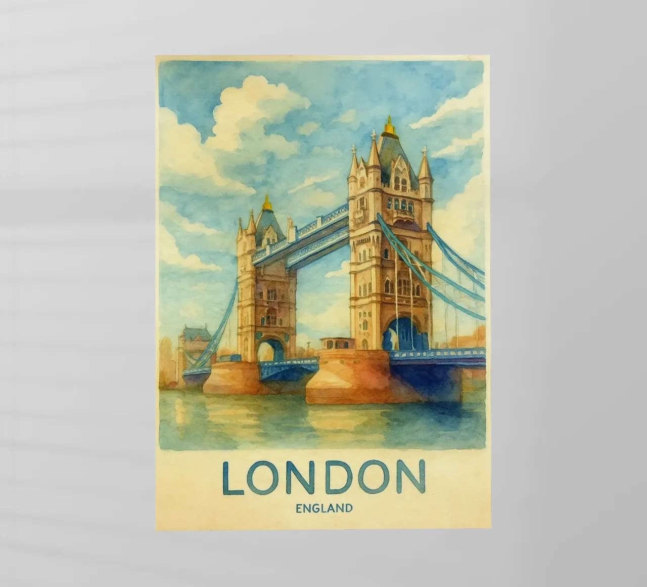 londra inghilterra pittura acquerello pellicola backlit da lilly