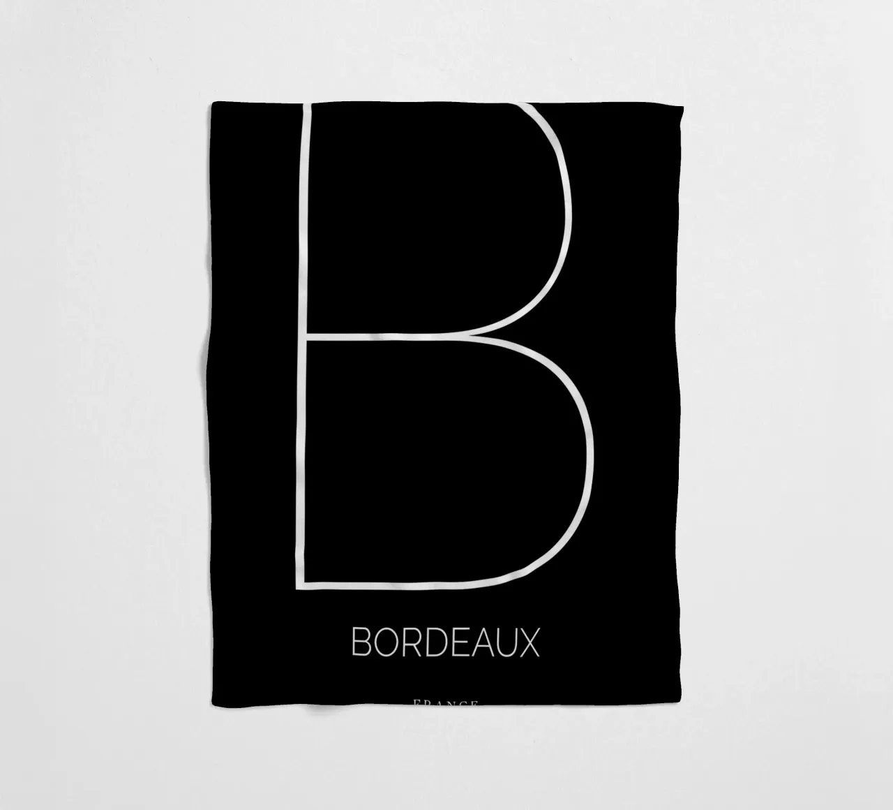 BORDEAUX - noir coperta in pile da CityLights