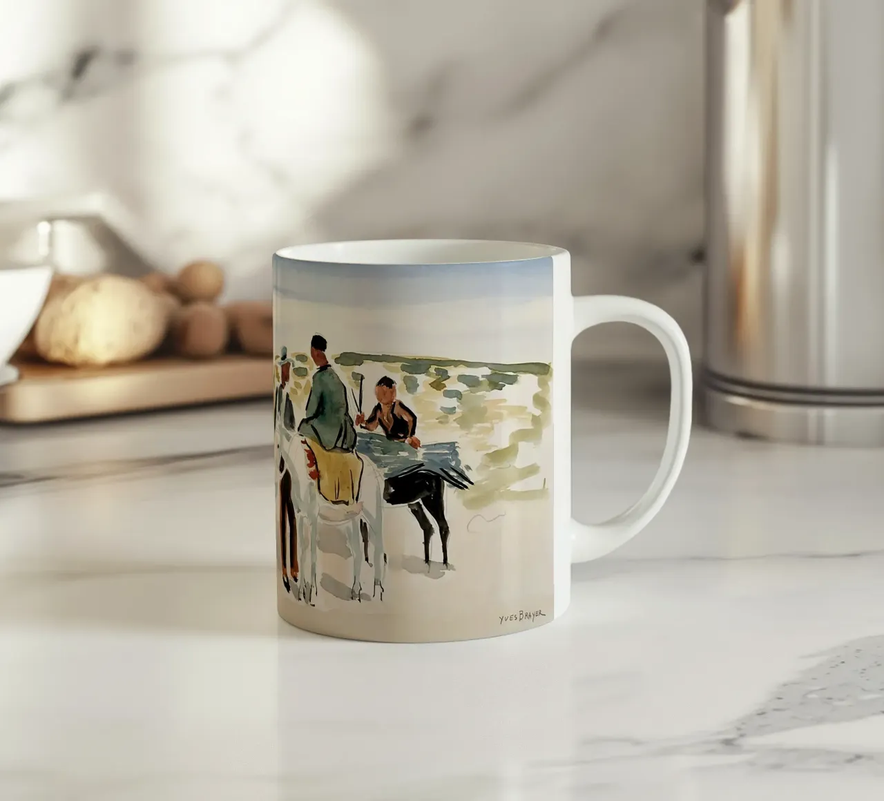 Cavalieri in Camargue tazza in ceramica da Callaway