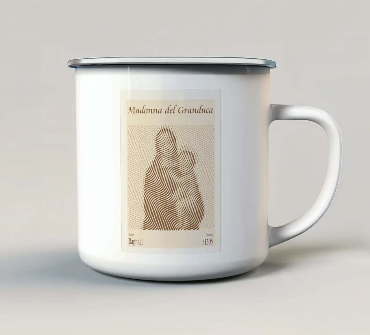 Madonna del Granduca – Raphael tazza in smalto da Doa Project