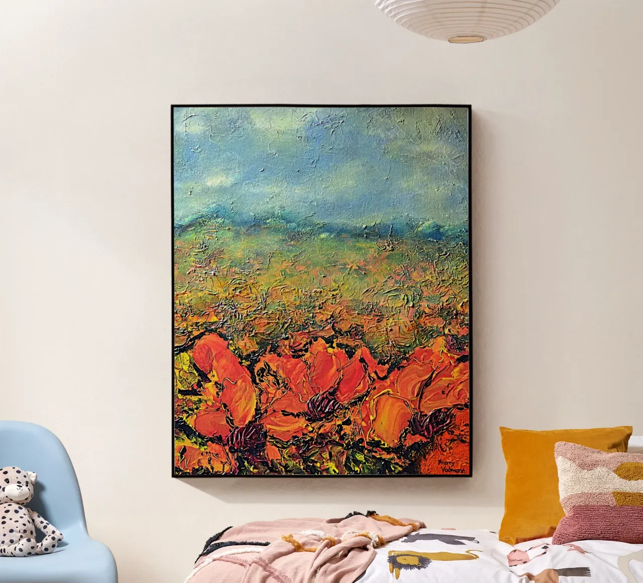 POPPI. plexiglass da Thierry Vobmann Abstract painting