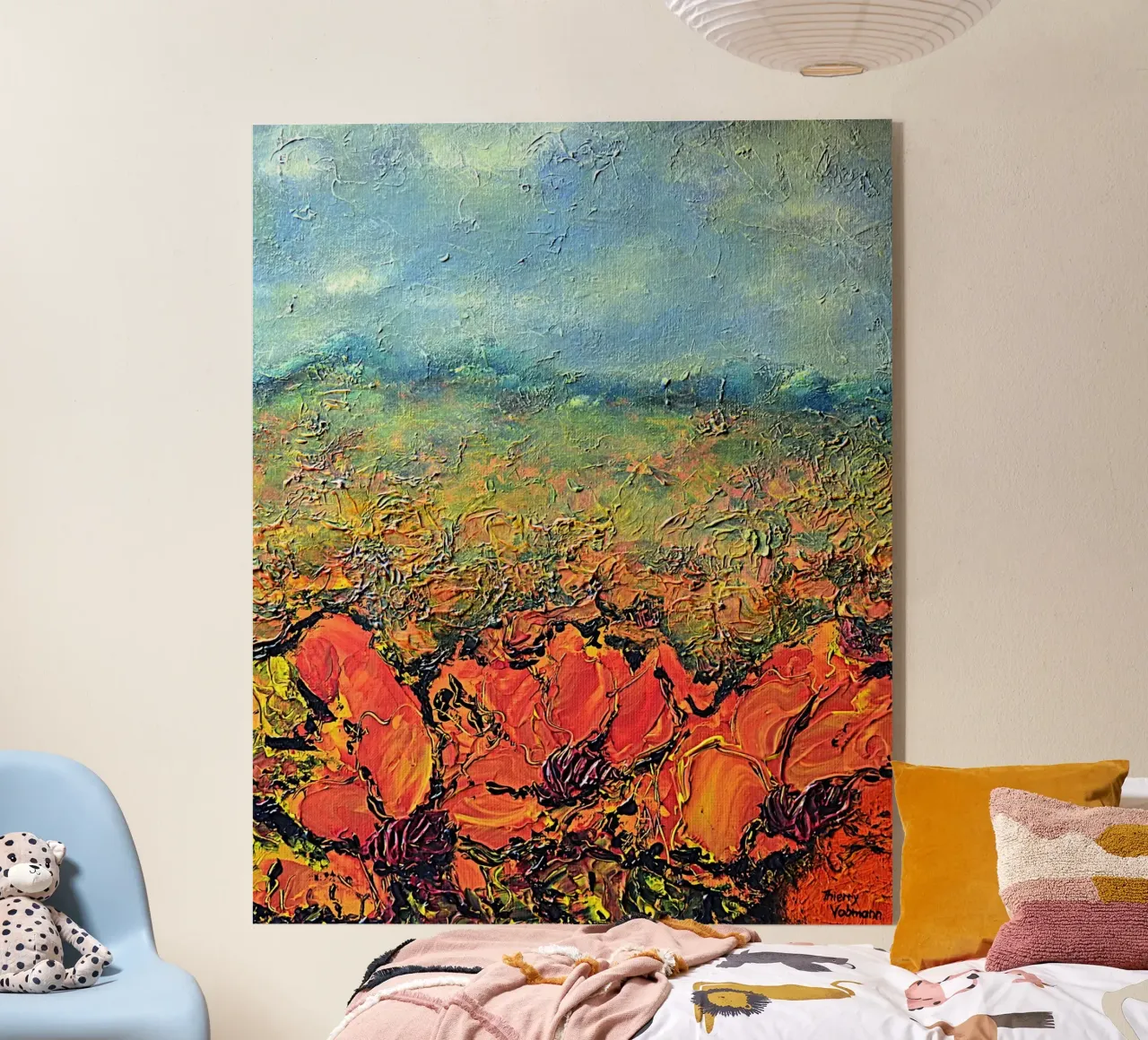 POPPI. plexiglass da Thierry Vobmann Abstract painting