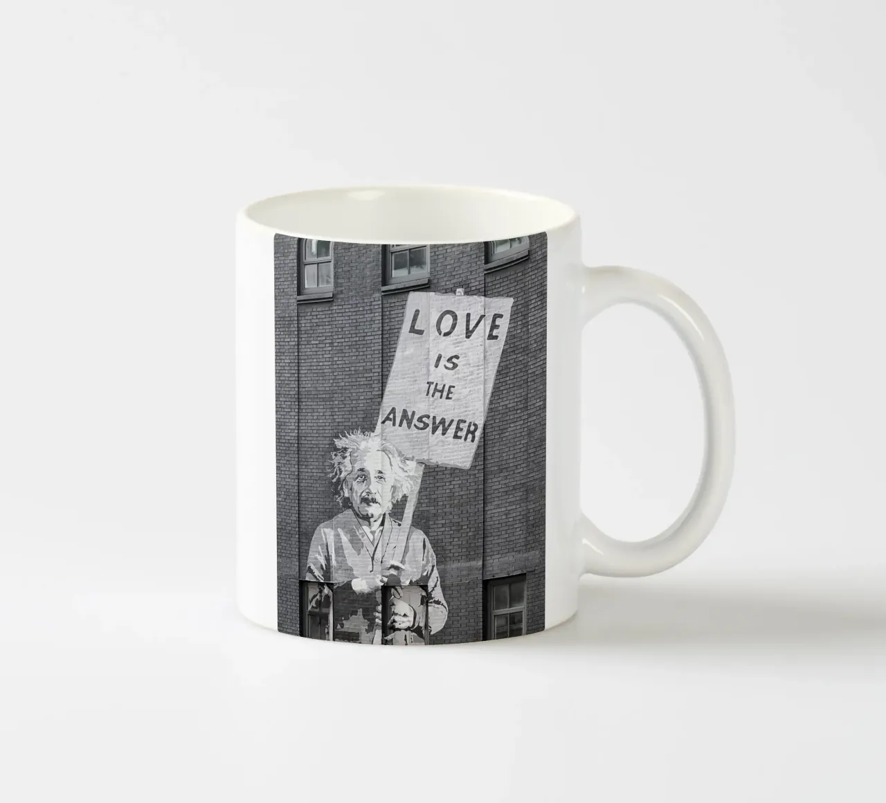 Einstein - Love Is The Answer tazza in ceramica da Autofocus