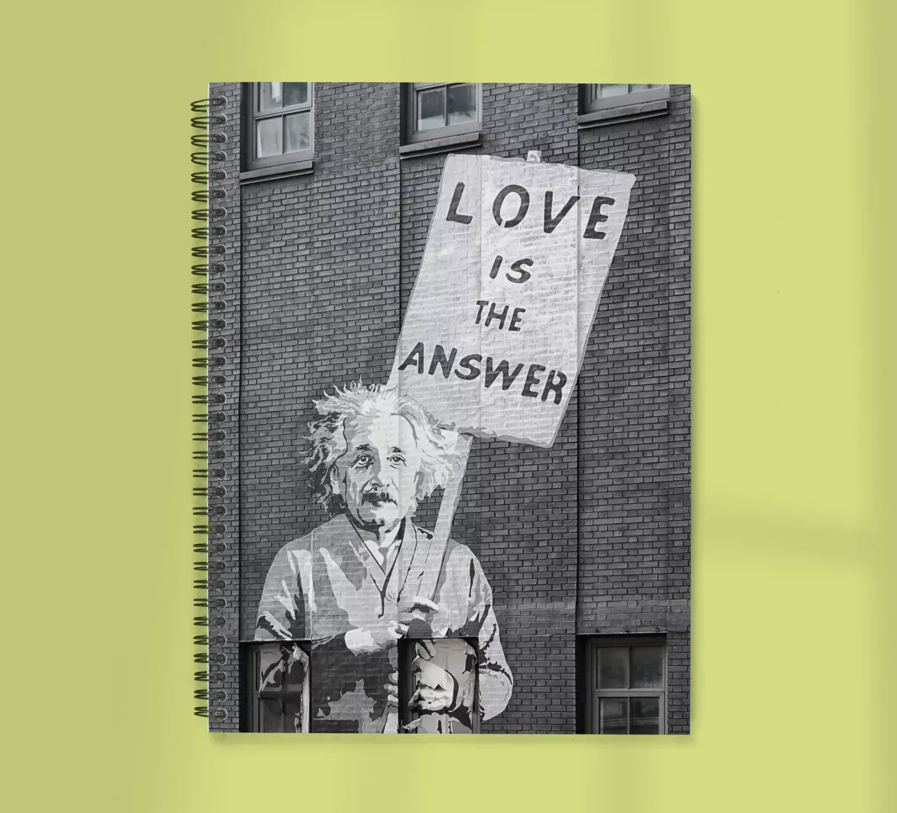 Einstein - Love Is The Answer diario ad anelli da Autofocus
