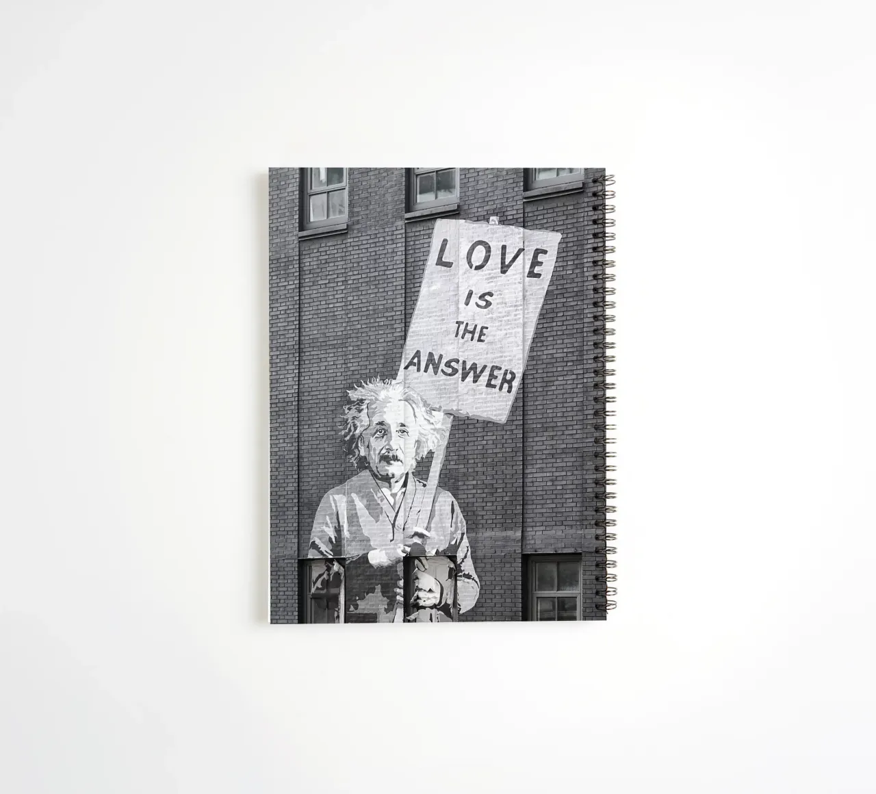 Einstein - Love Is The Answer diario ad anelli da Autofocus