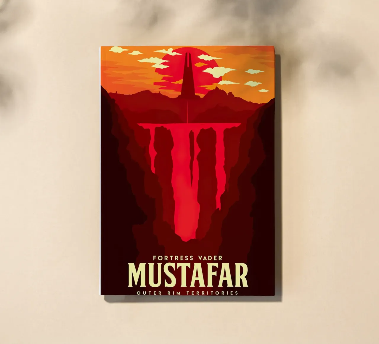 Fortress Vader Mustafar notebook by Robert Hoff