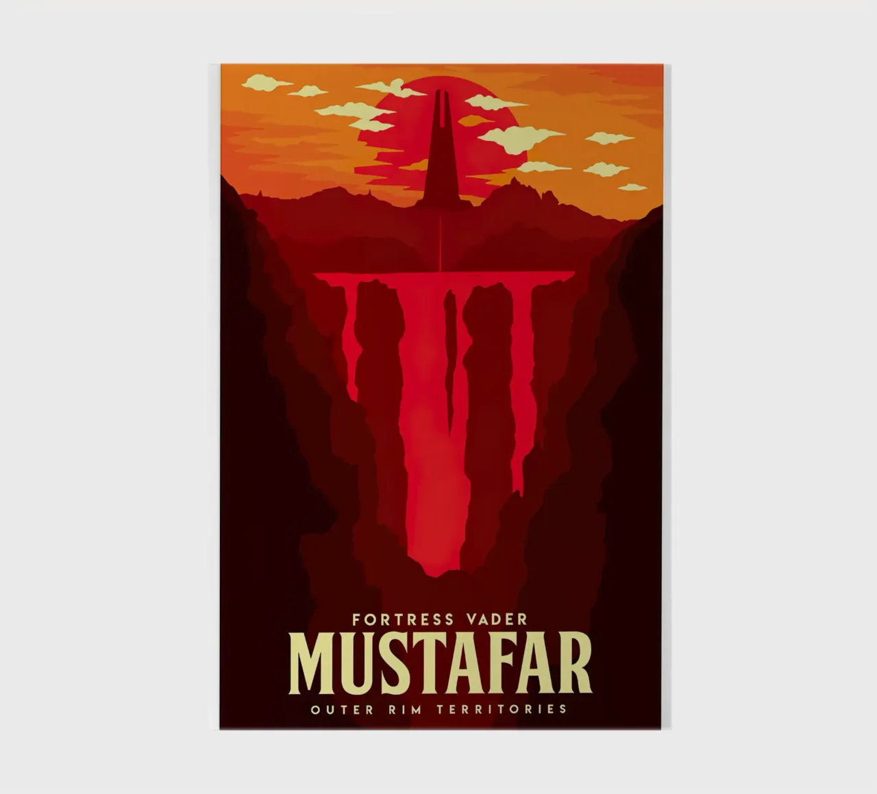 Fortress Vader Mustafar notebook by Robert Hoff