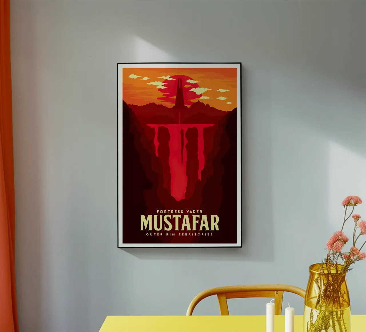 Fortress Vader Mustafar acrylic glass by Robert Hoff