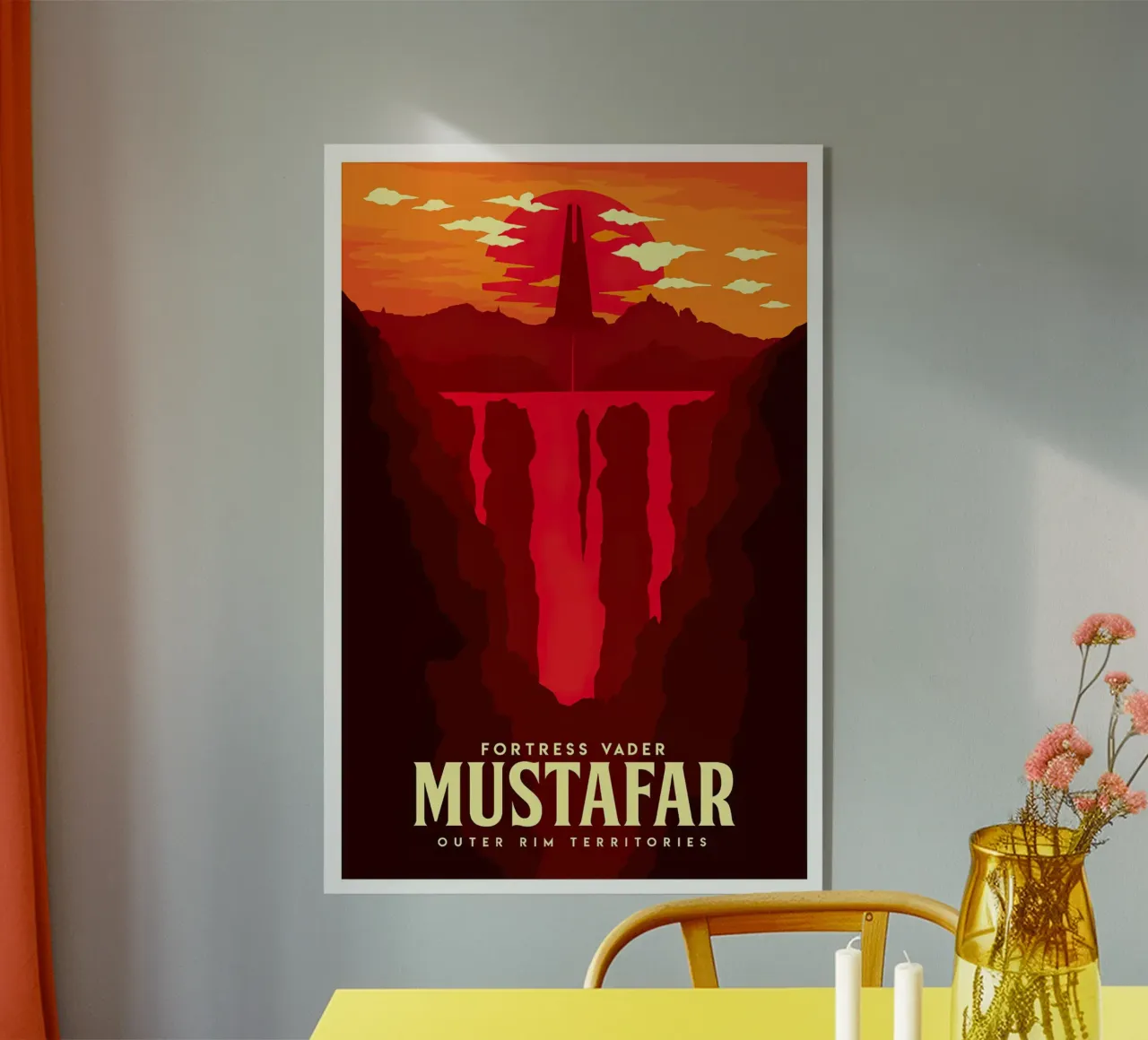 Fortress Vader Mustafar plexiglass da Robert Hoff