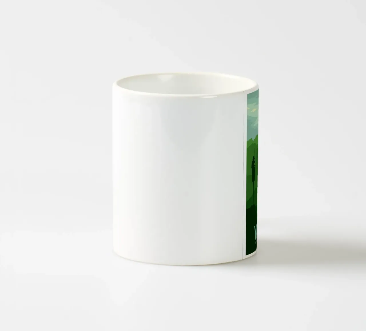 Jungle Moon Yavin IV tazza in ceramica da Robert Hoff