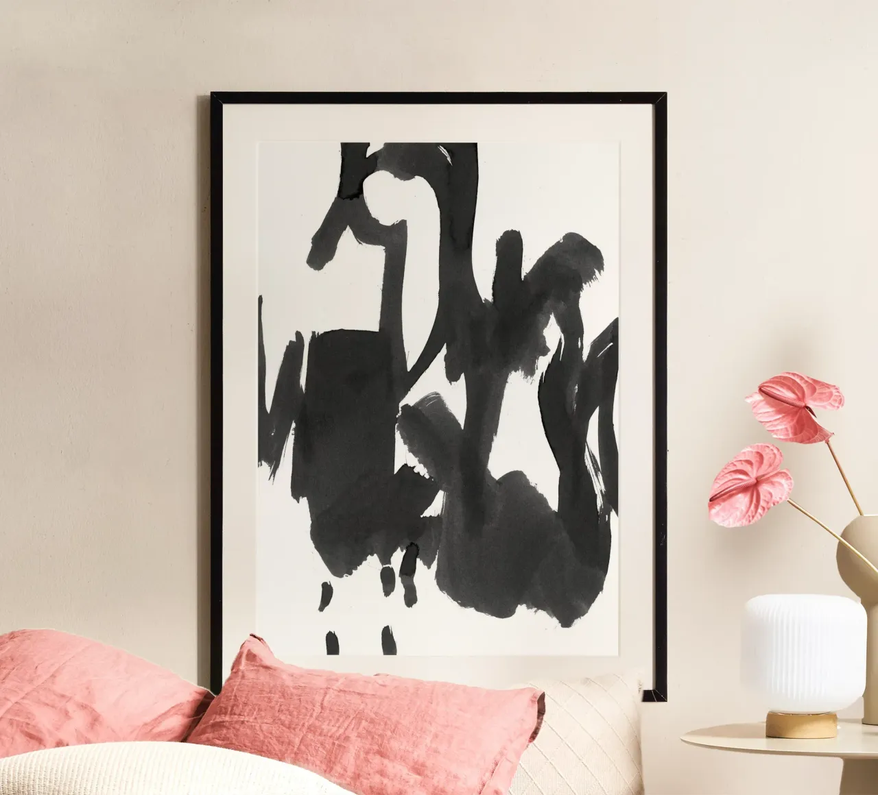black ink strokes carta hahnemühle da IRIS LEHNHARDT FINE ART