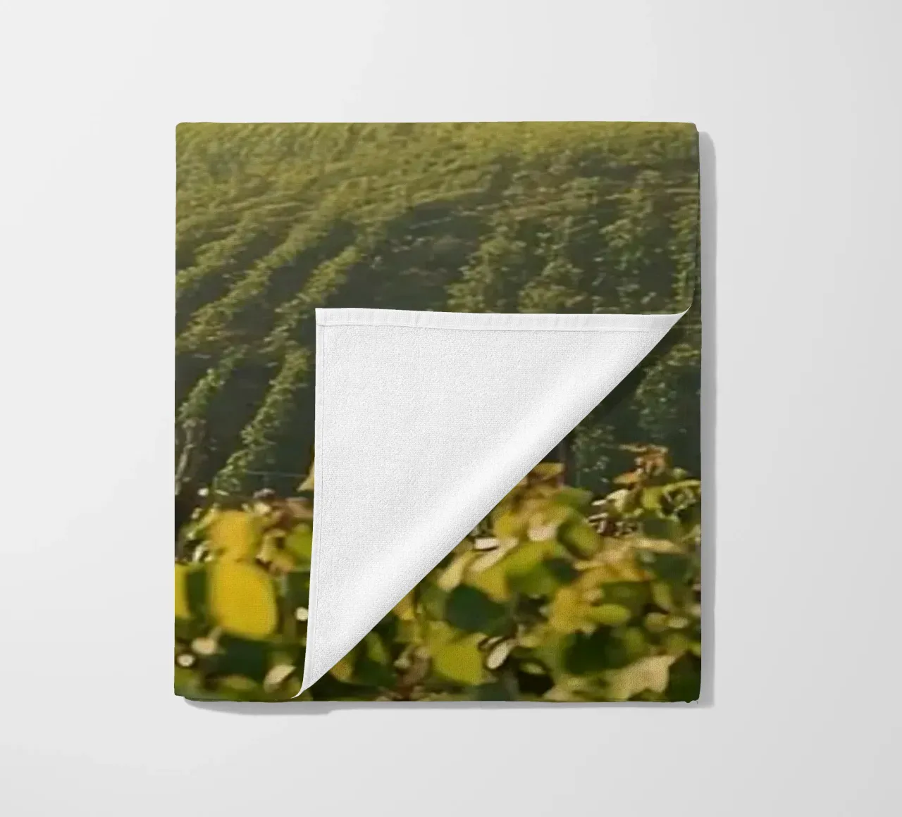 Colline del vigneto all'alba telo mare da DesignDoodle