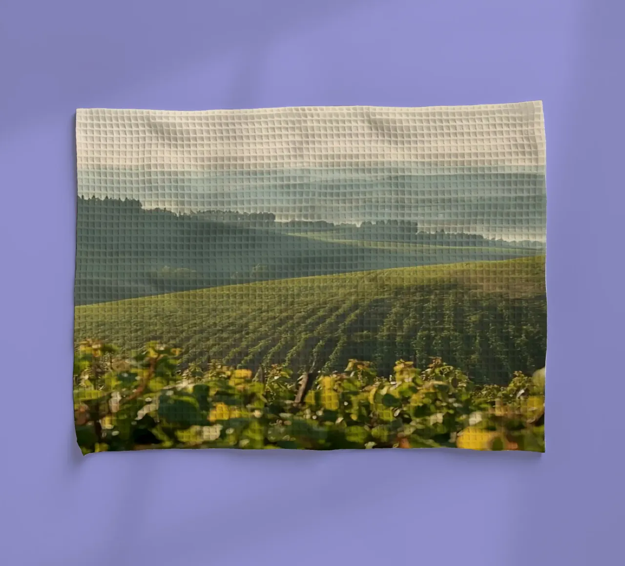 Colline del vigneto all'alba canovaccio da cucina da DesignDoodle