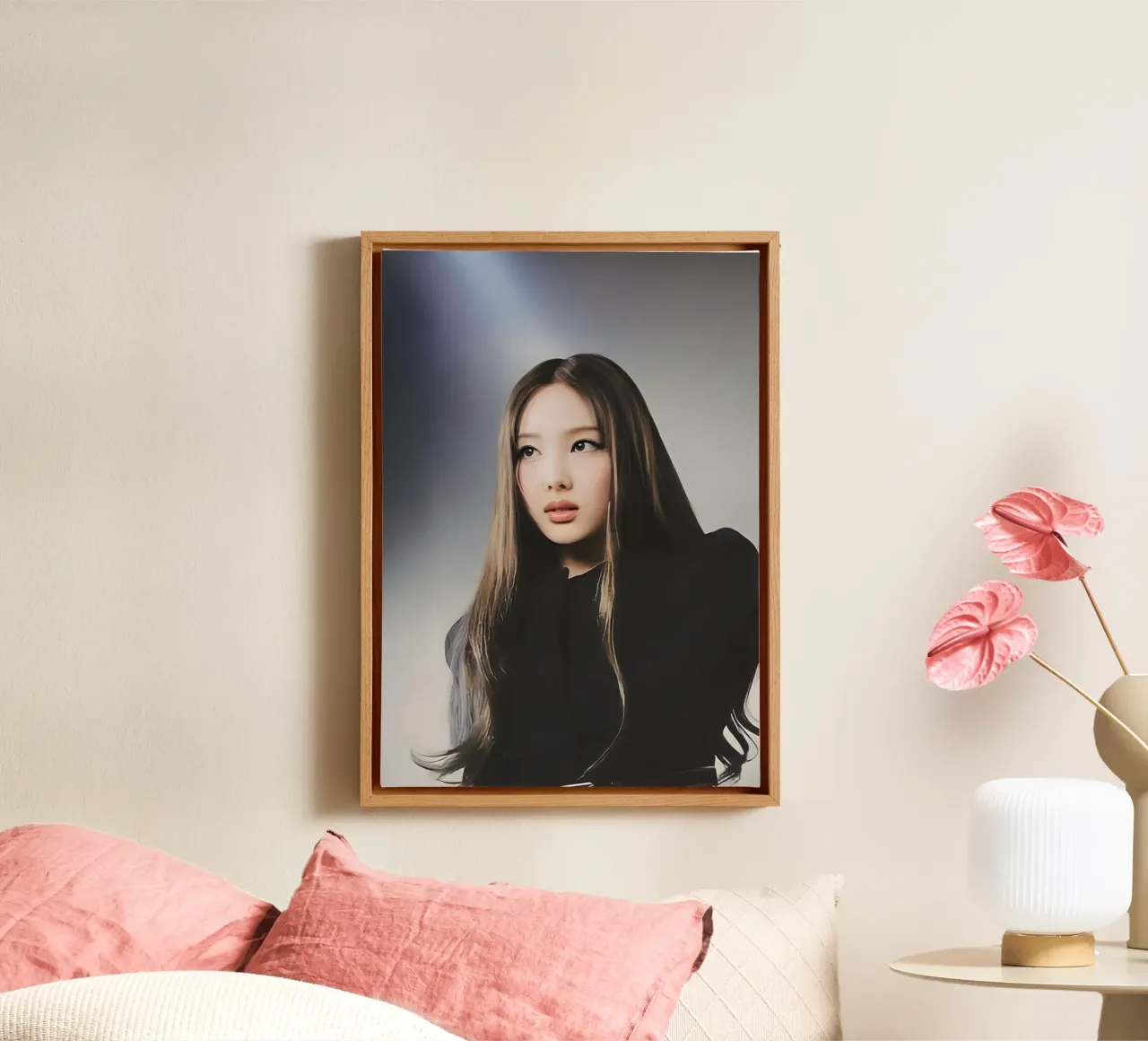 Chaeyoung TWC tela da Low poly art