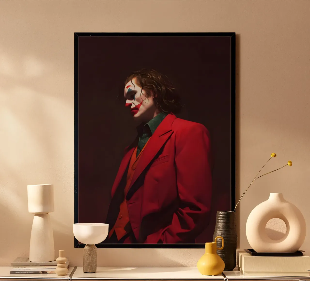 Joker carta hahnemühle da Low poly art