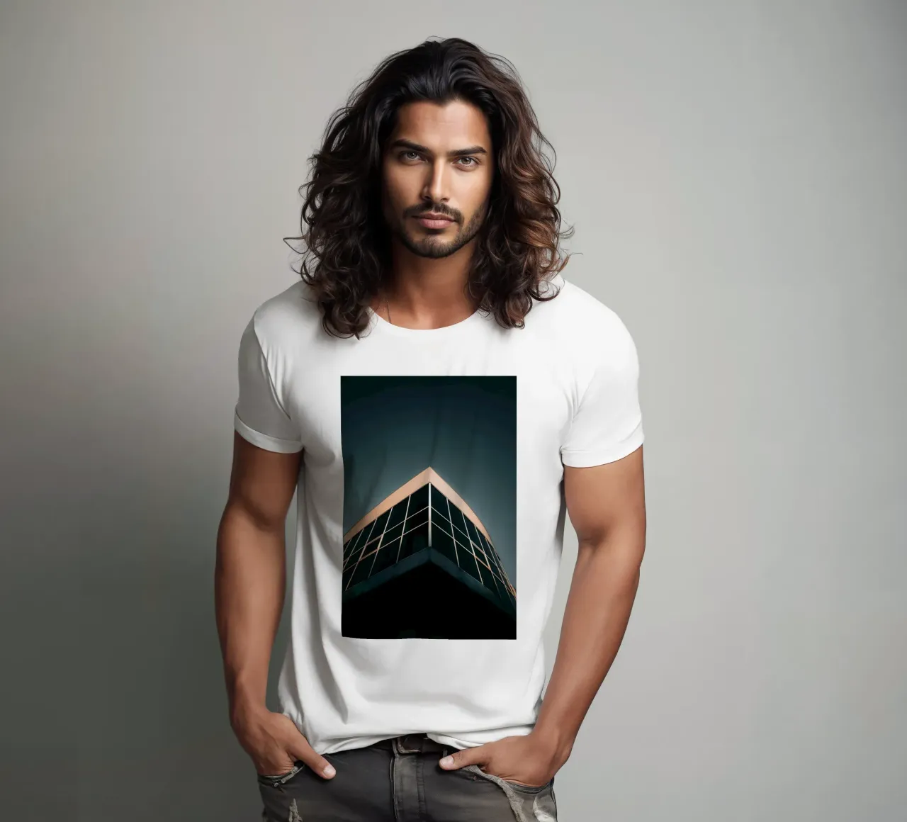 Edificio di luce t-shirt da Earthly Visions