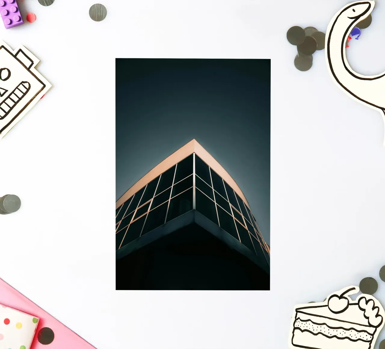 Edificio di luce adesivo da Earthly Visions