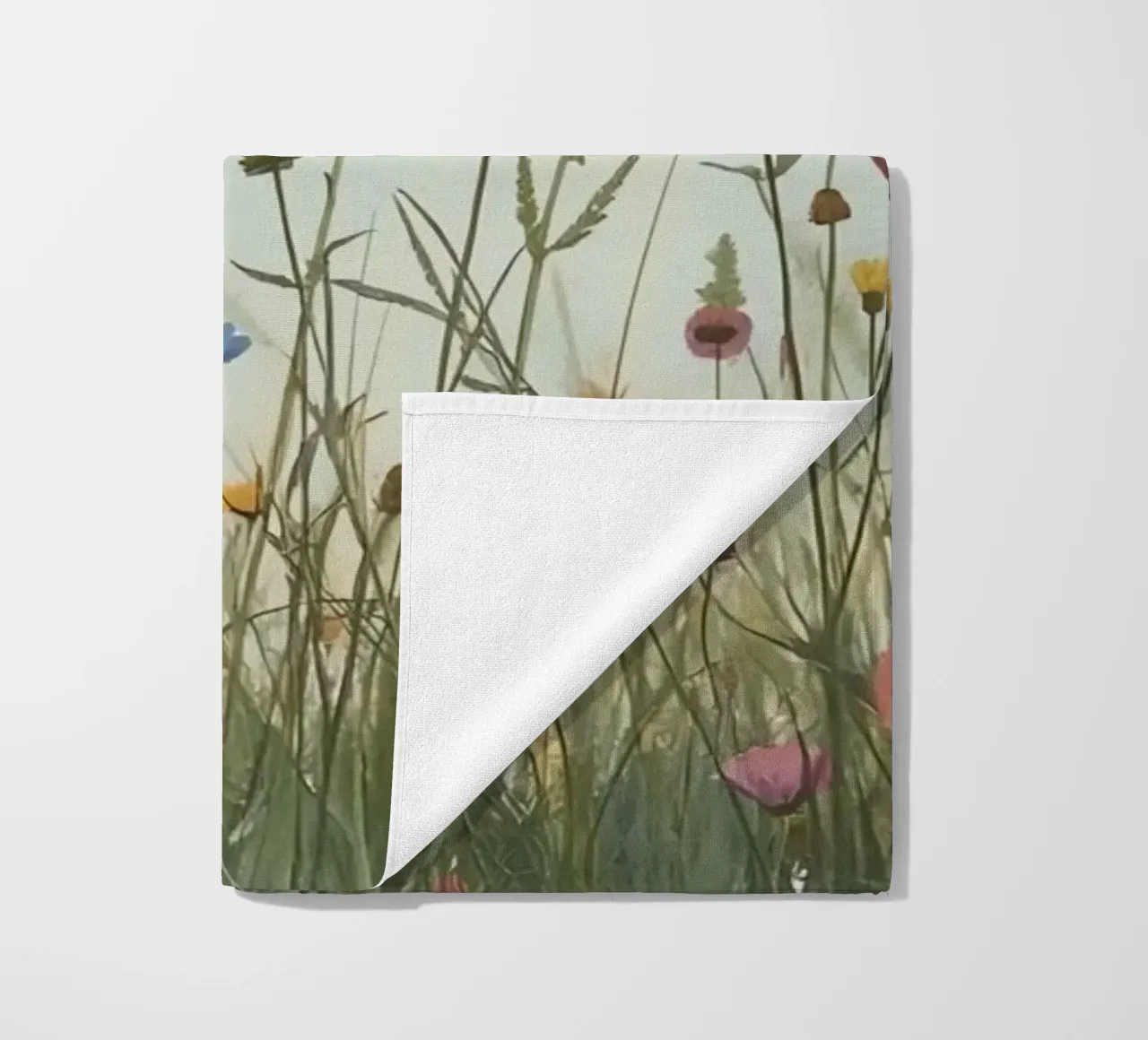 Fiori selvatici e mezzaluna telo mare da DesignDoodle