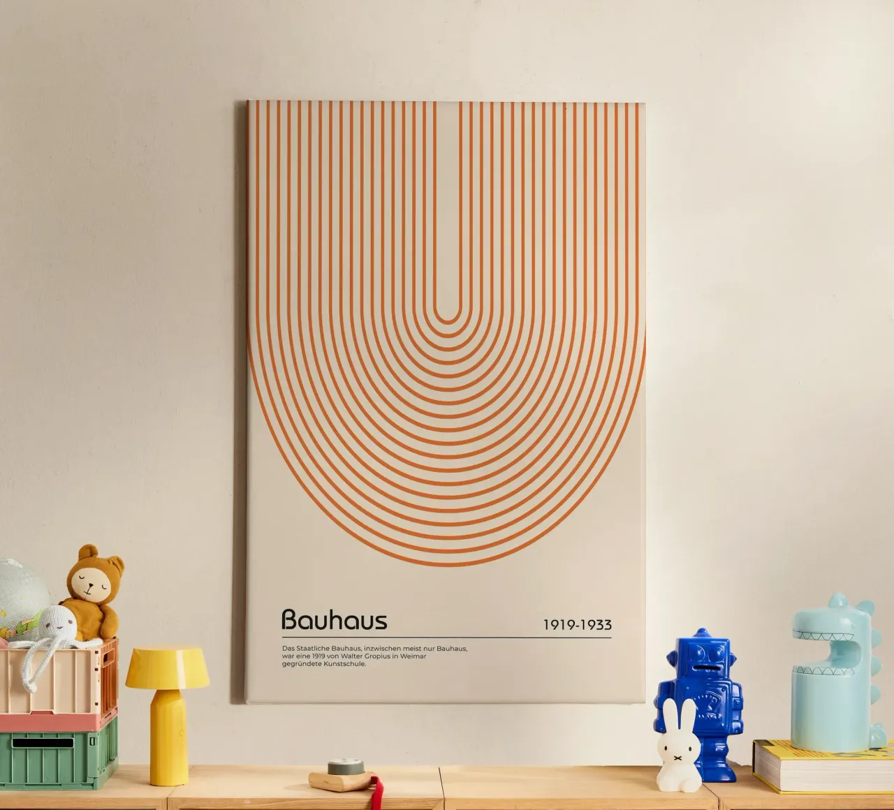 Retroboog II canvas van Zoe Watson