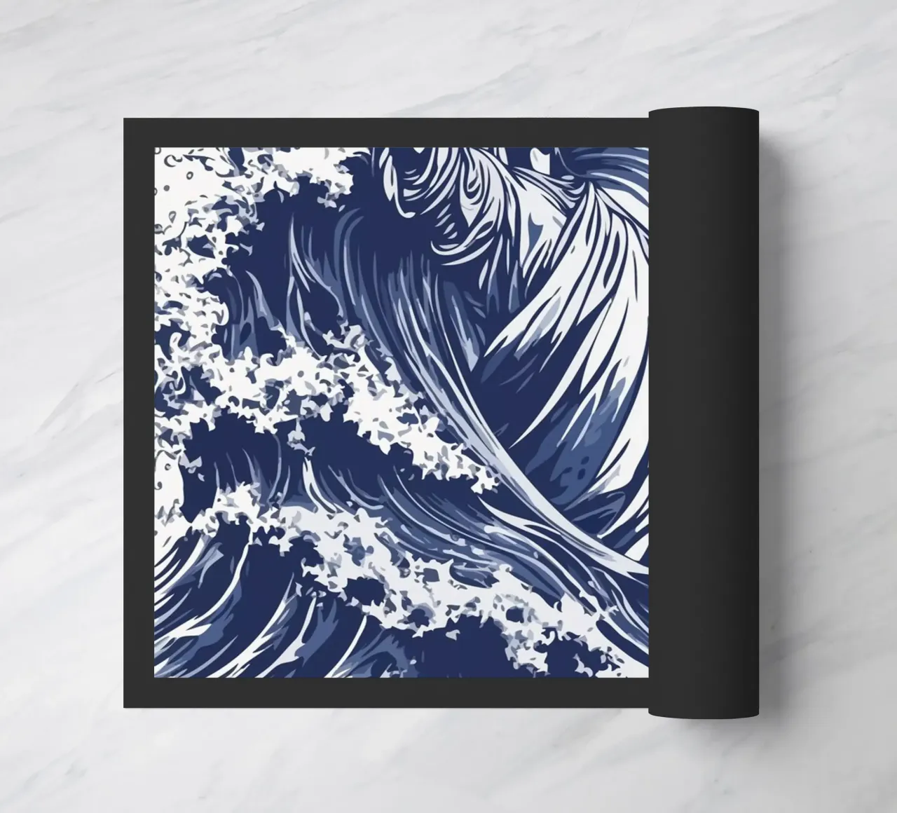 big wave and the statue of liberty zerbino da edsonramosart