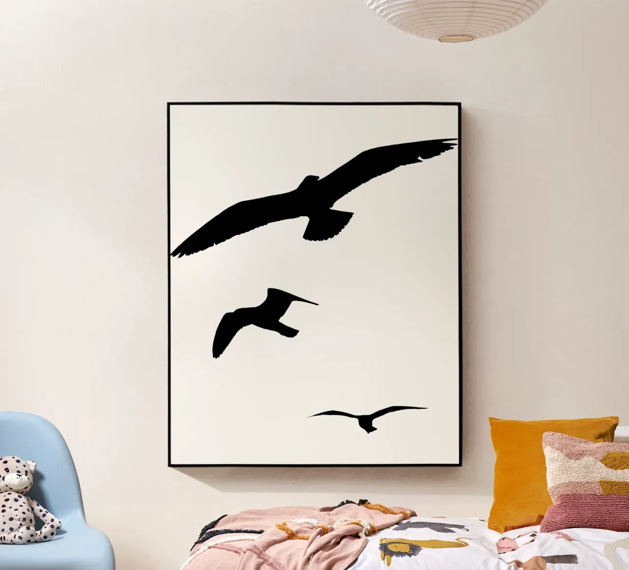 Möwe, Marokko plexiglass da fotokunst