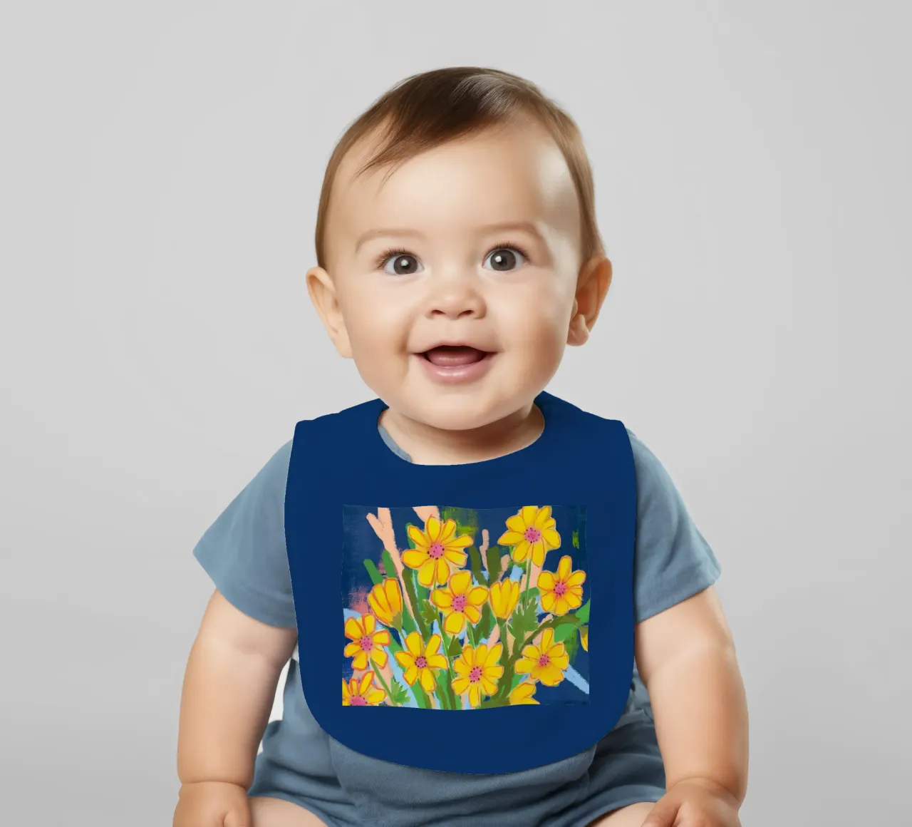 Flower Impression bavaglino da Petra Lang