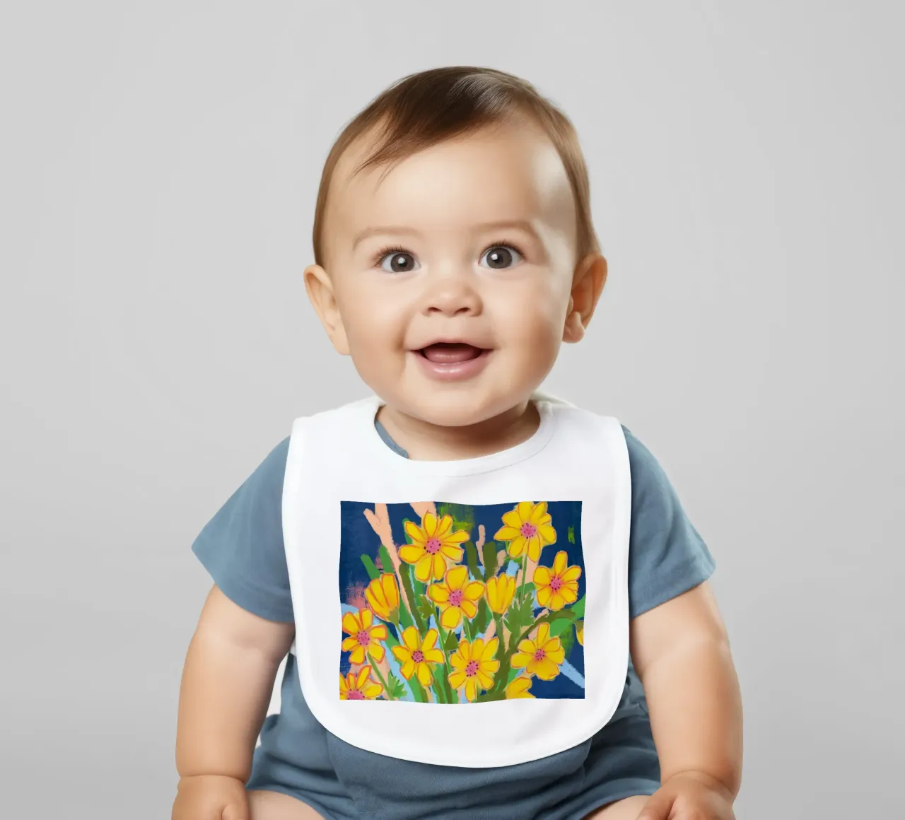 Flower Impression bavaglino da Petra Lang