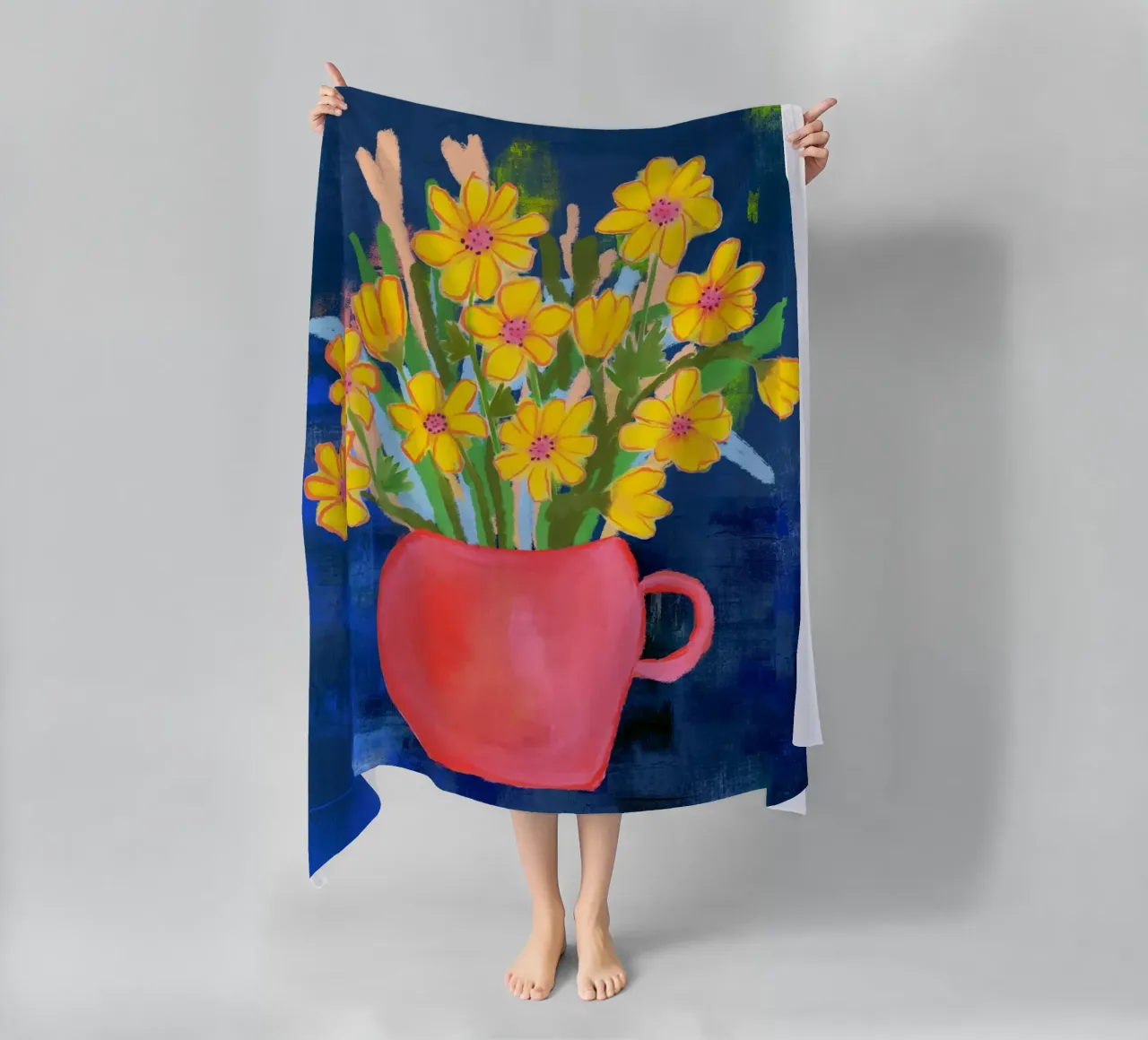 Flower Impression telo mare da Petra Lang