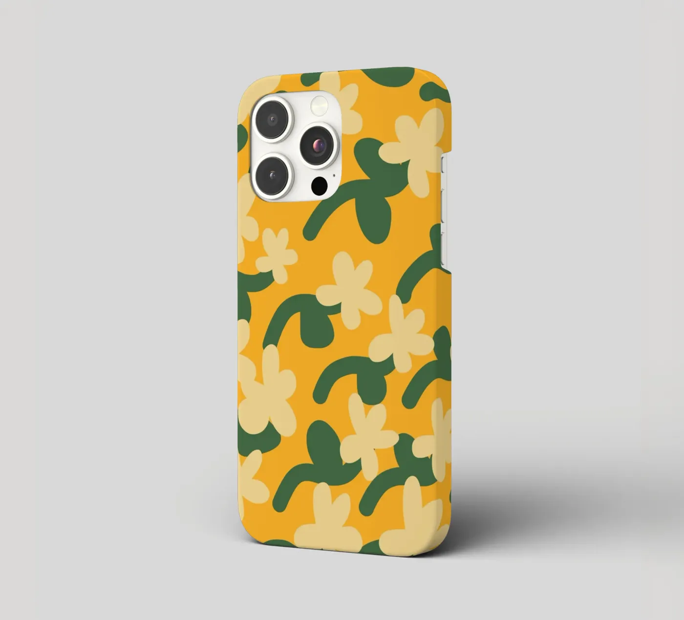 Motivo di ripetizione dei fiori gialli cover iphone da Little Dean