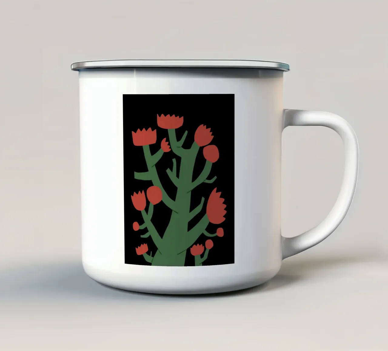 Fioritura forte var. 3 tazza in smalto da Little Dean