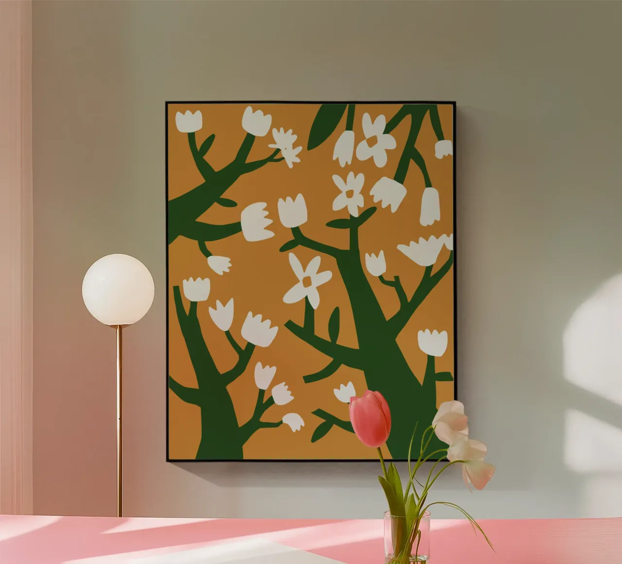 Camicie a fiori plexiglass da Little Dean