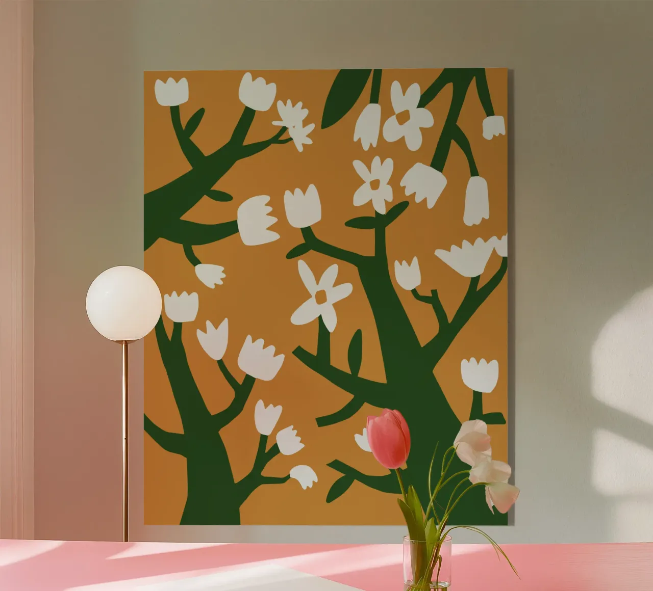 Camicie a fiori plexiglass da Little Dean