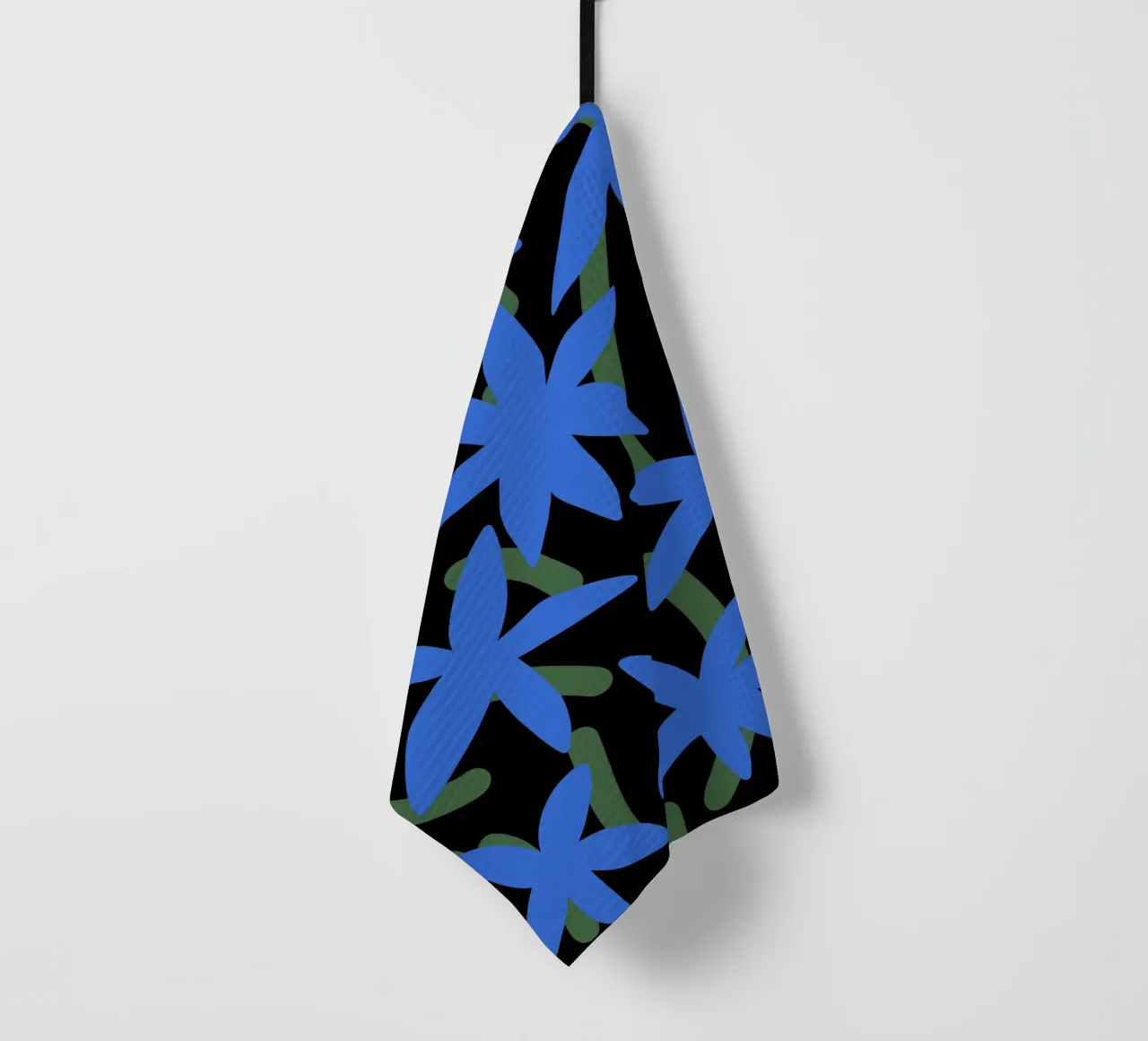 Floraison lumineuse bleue torchon de Little Dean