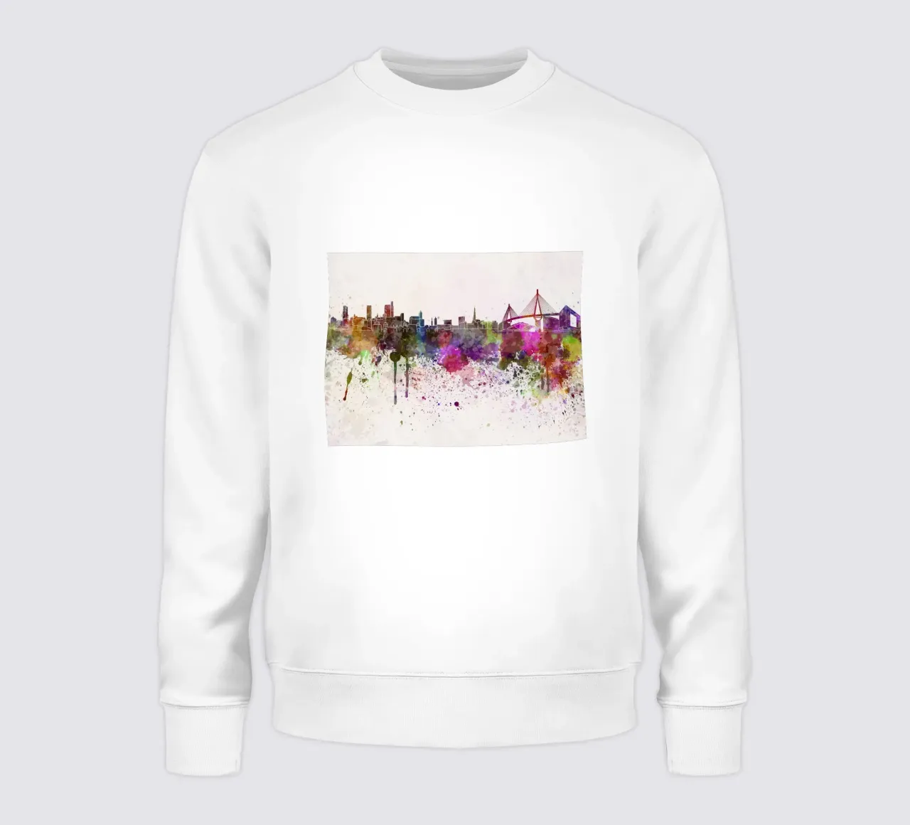 Lo skyline di Amburgo felpa da 🎁 ARTVI-SHOP