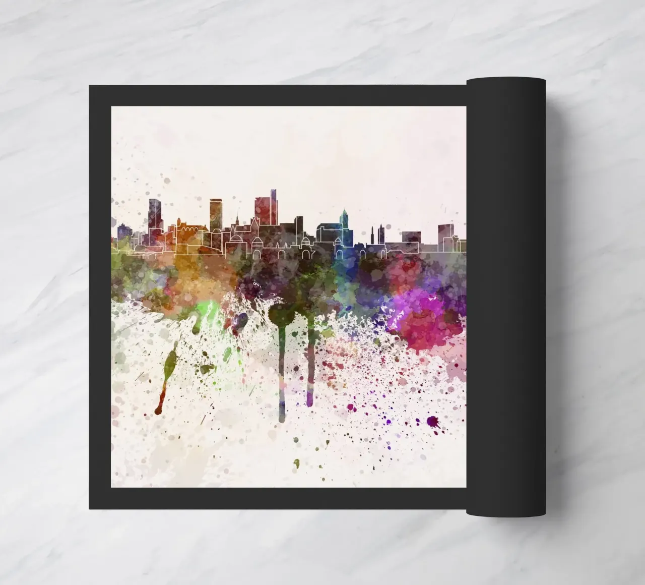 Lo skyline di Amburgo zerbino da 🎁 ARTVI-SHOP