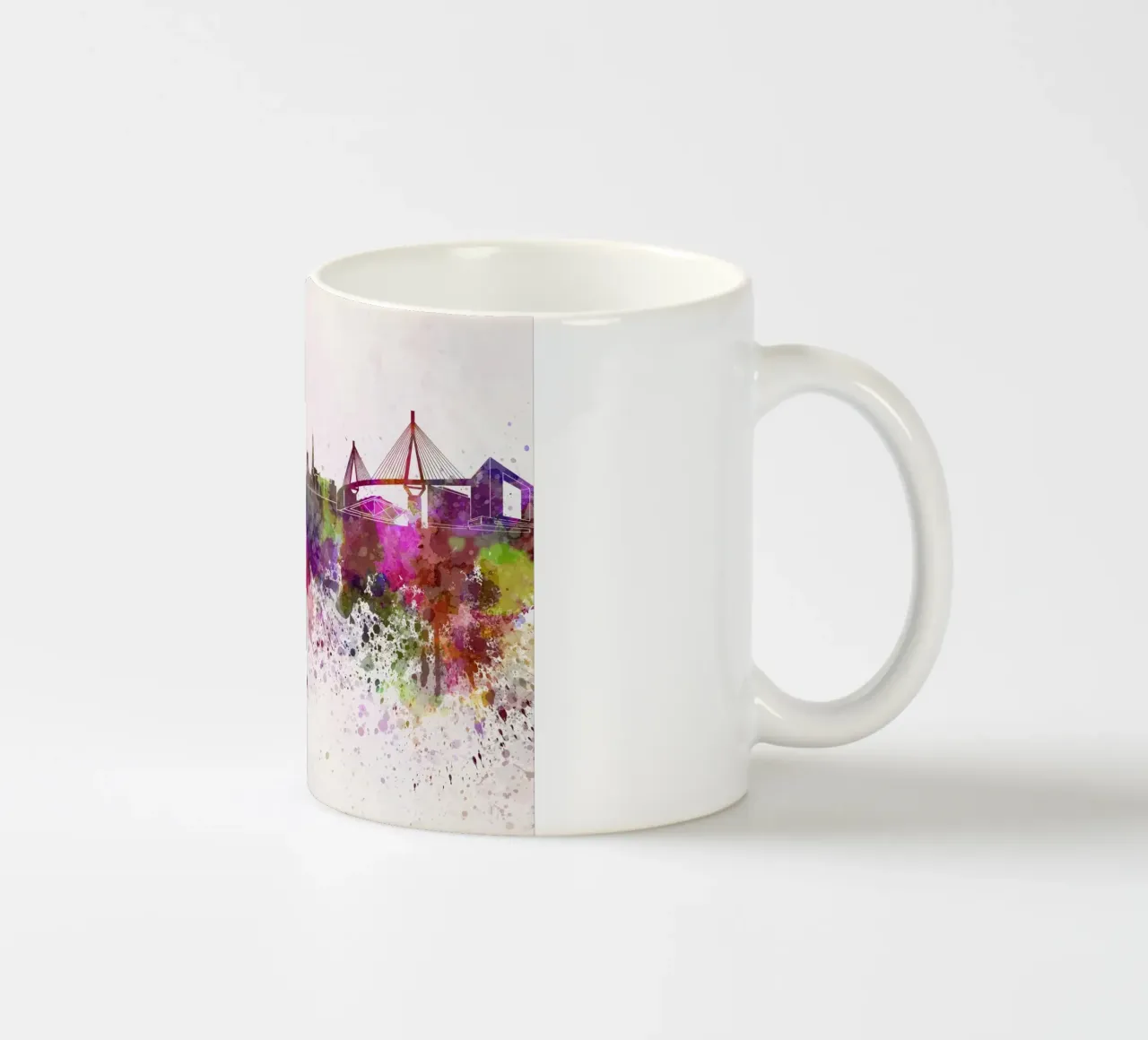 Lo skyline di Amburgo tazza in ceramica da 🎁 ARTVI-SHOP