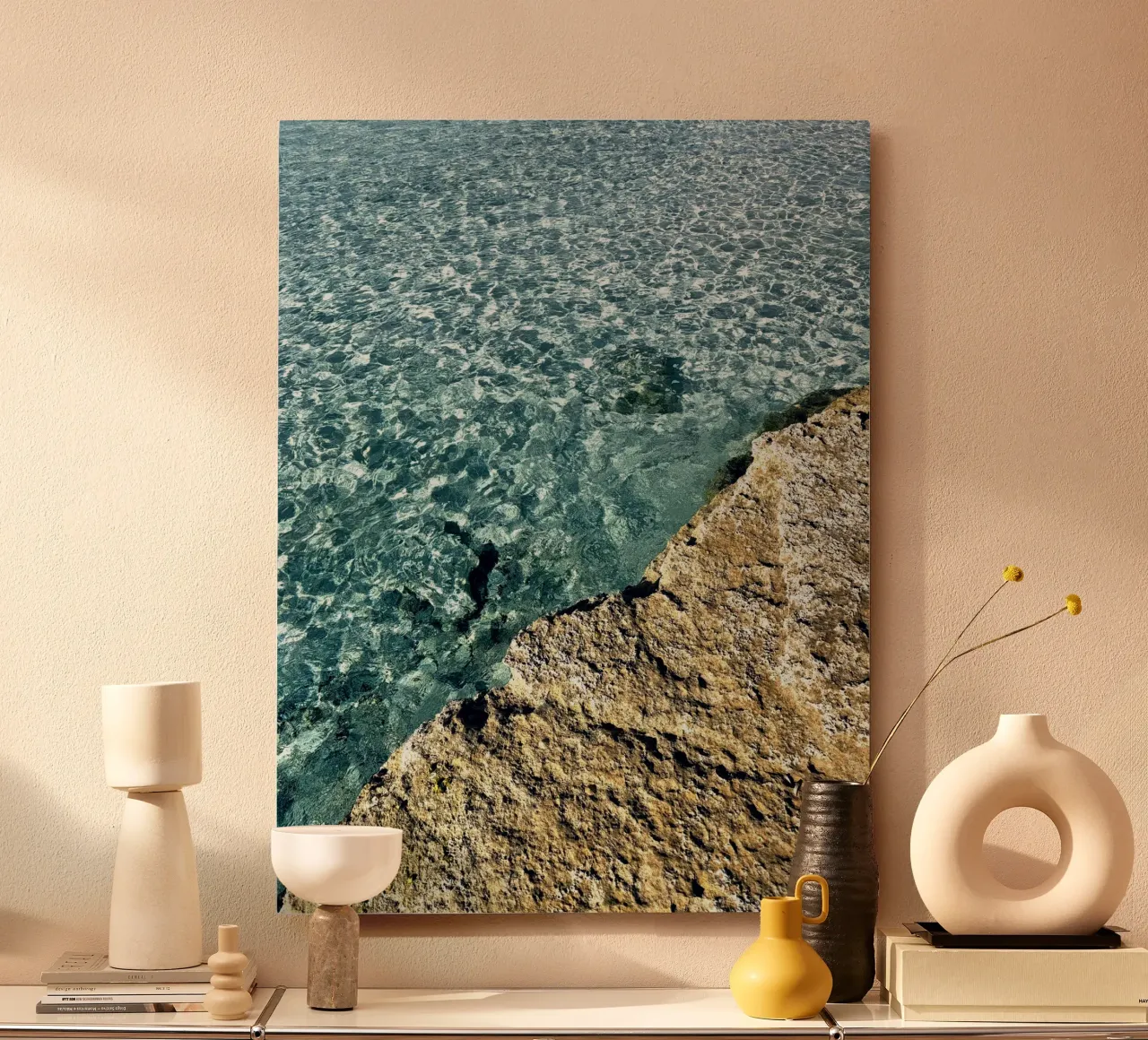agua de es trenc 01 alluminio dibond da nomad prints