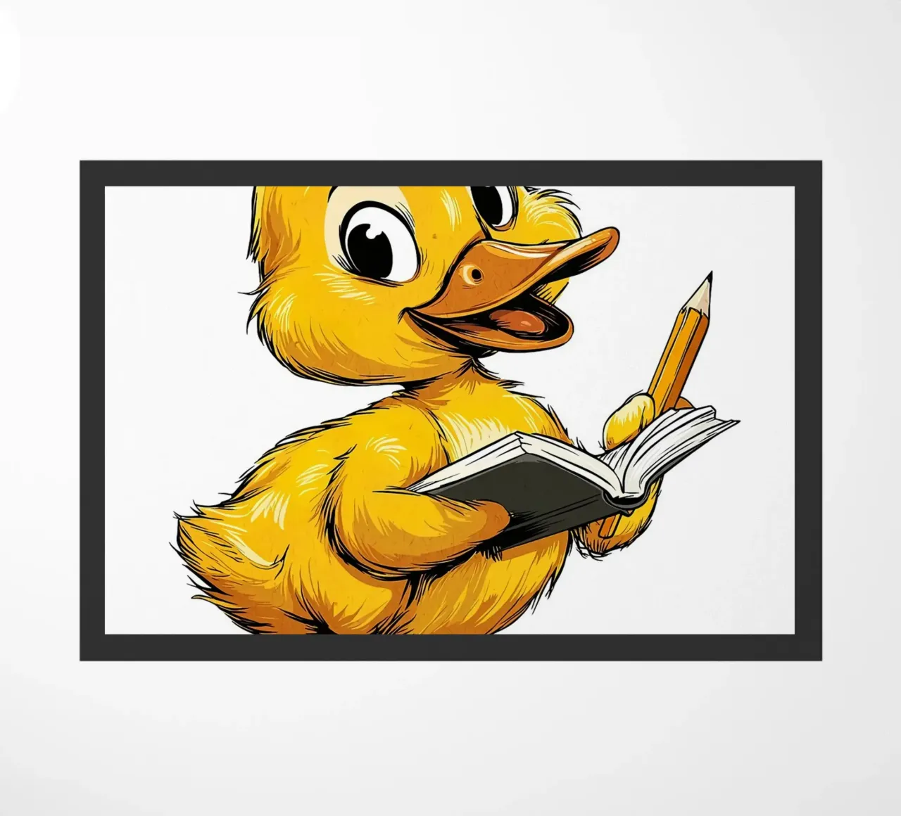 Anatroccolo con libro e matita zerbino da Alexander Wilson