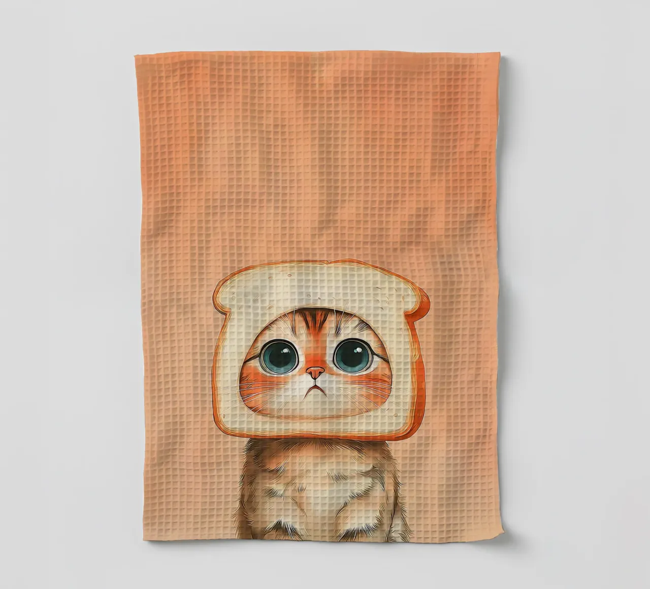 Gatto con cappello da toast canovaccio da cucina da Alexander Wilson