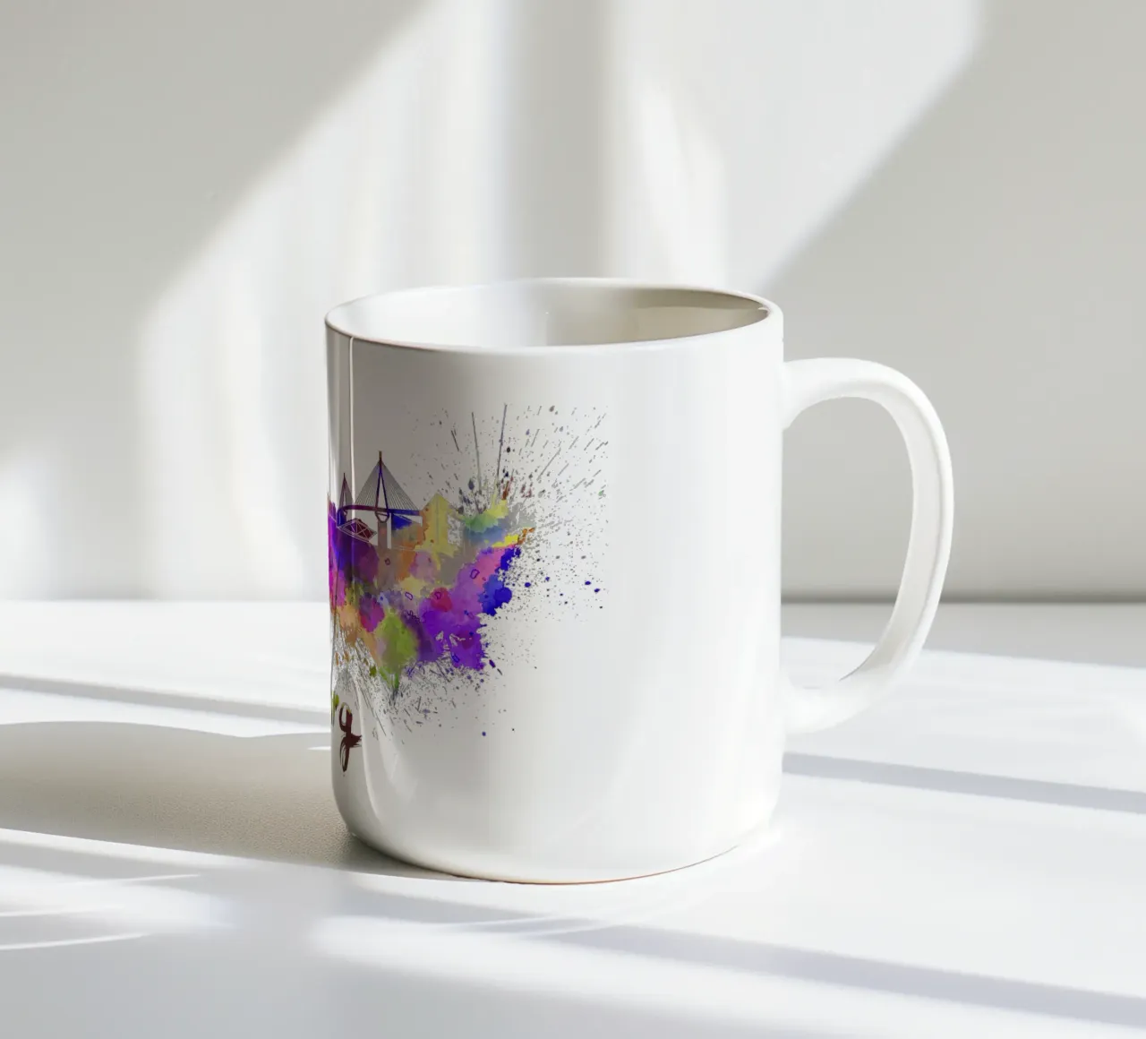 Lo skyline di Amburgo tazza in ceramica da 🎁 ARTVI-SHOP