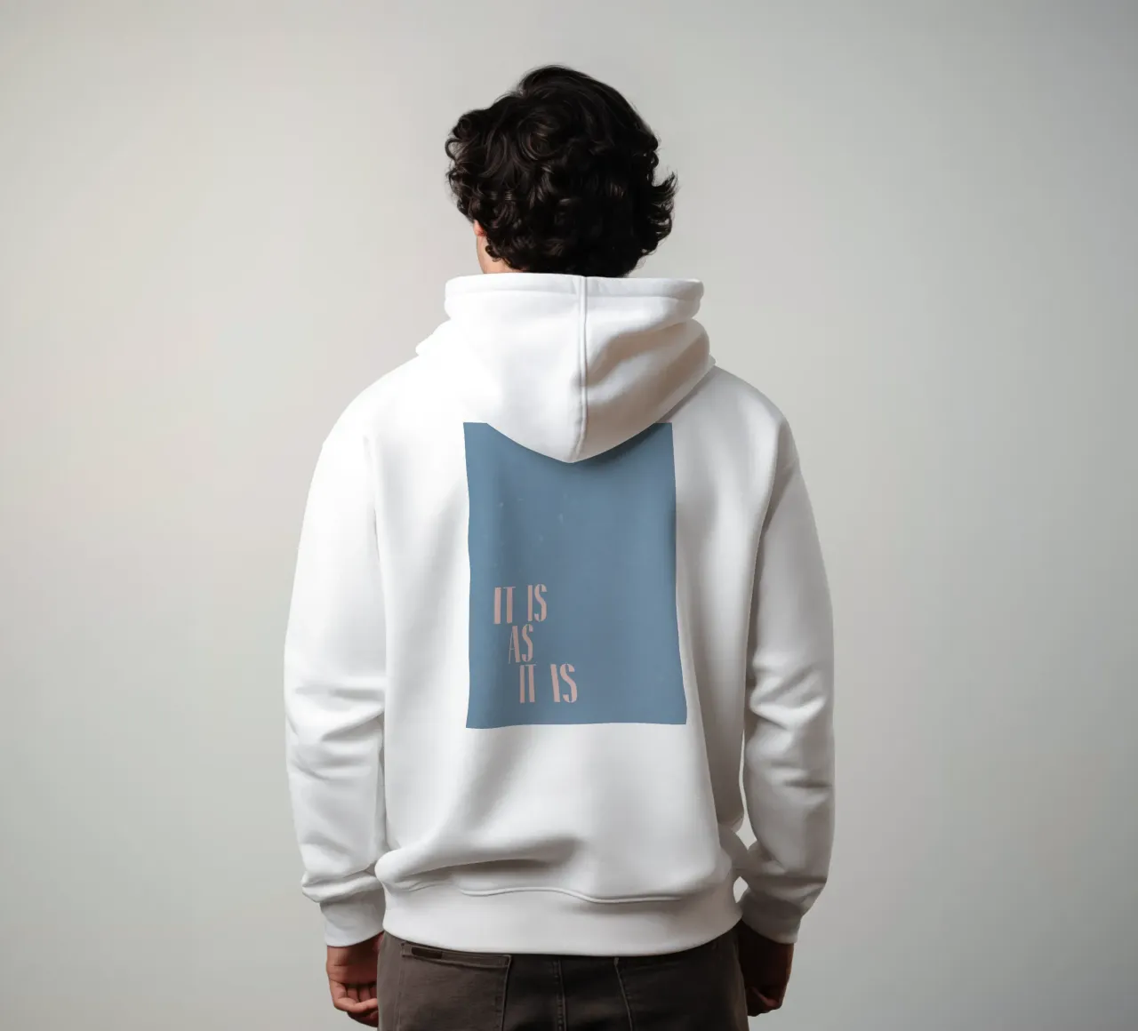 è così com'è felpa con cappuccio da PurePeachStudio