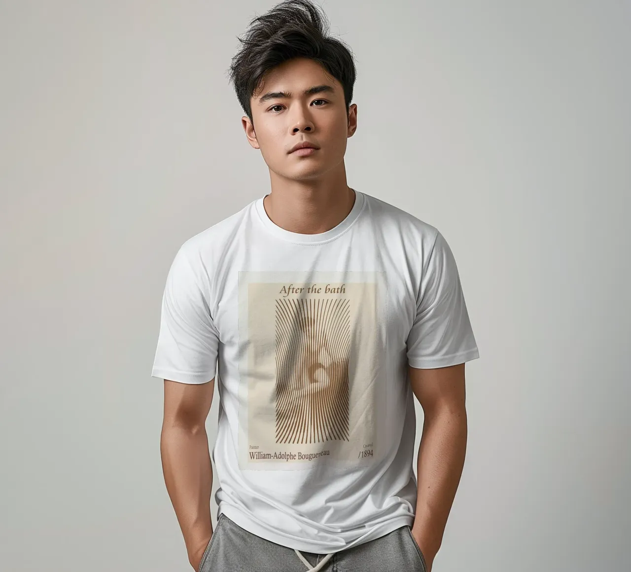 Dopo il bagno - William-Adolphe Bouguereau t-shirt da Doa Project