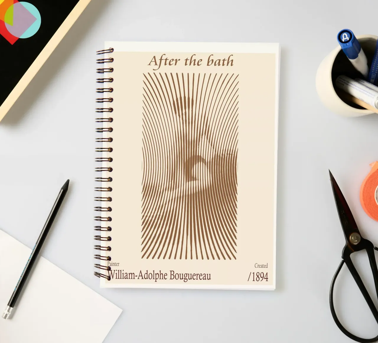 Nach dem Bad - William-Adolphe Bouguereau Ringbuch von Doa Project