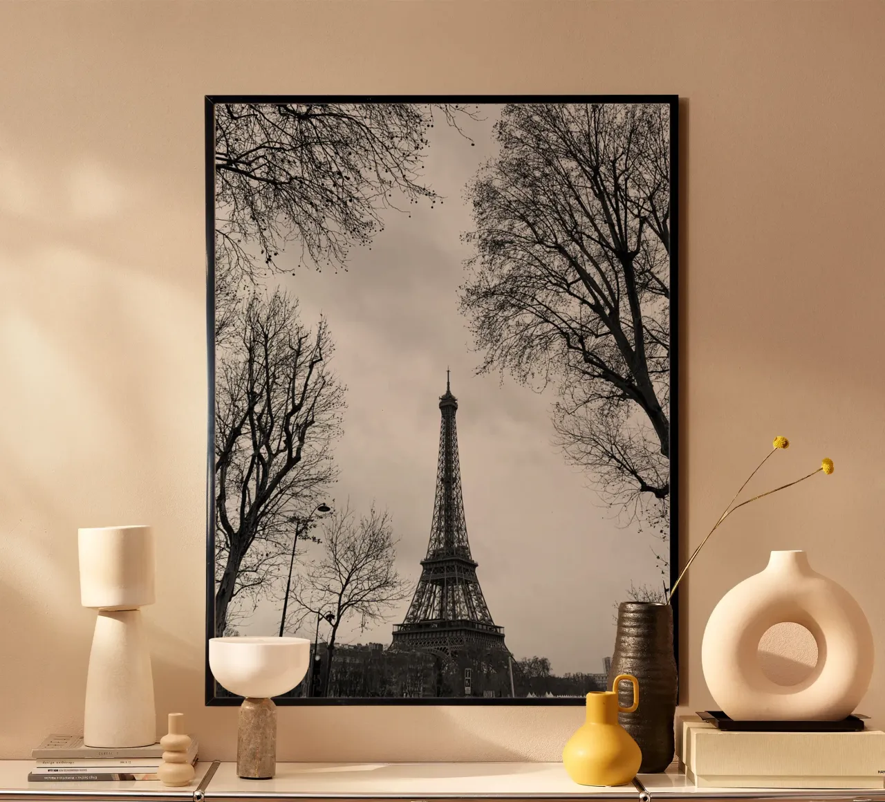 Eiffel n&b poster da chloxdesign