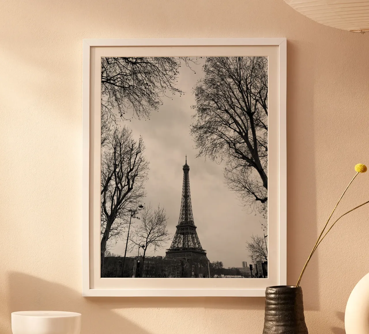 Eiffel n&b poster da chloxdesign