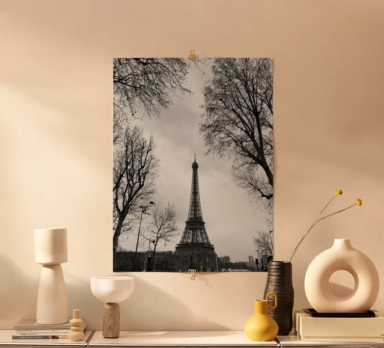 Eiffel n&b carta hahnemühle da chloxdesign