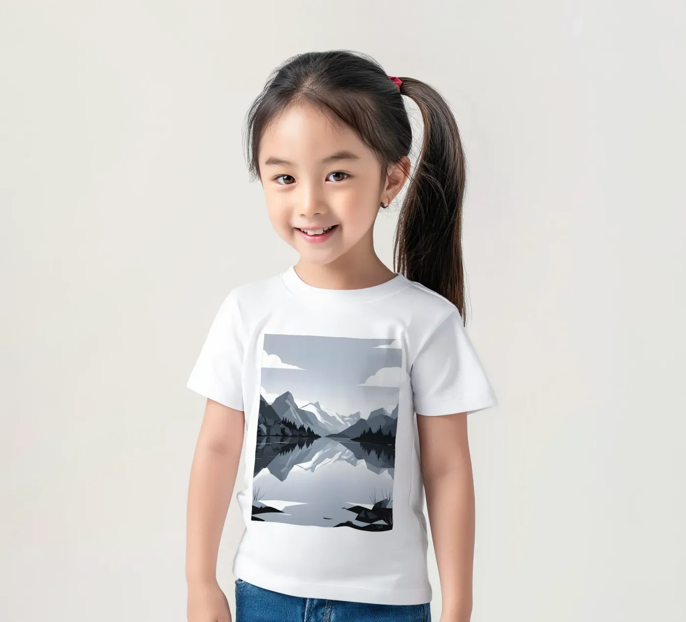 Mountain reflection t-shirt bambini da LIFESTYLE OBJECTS