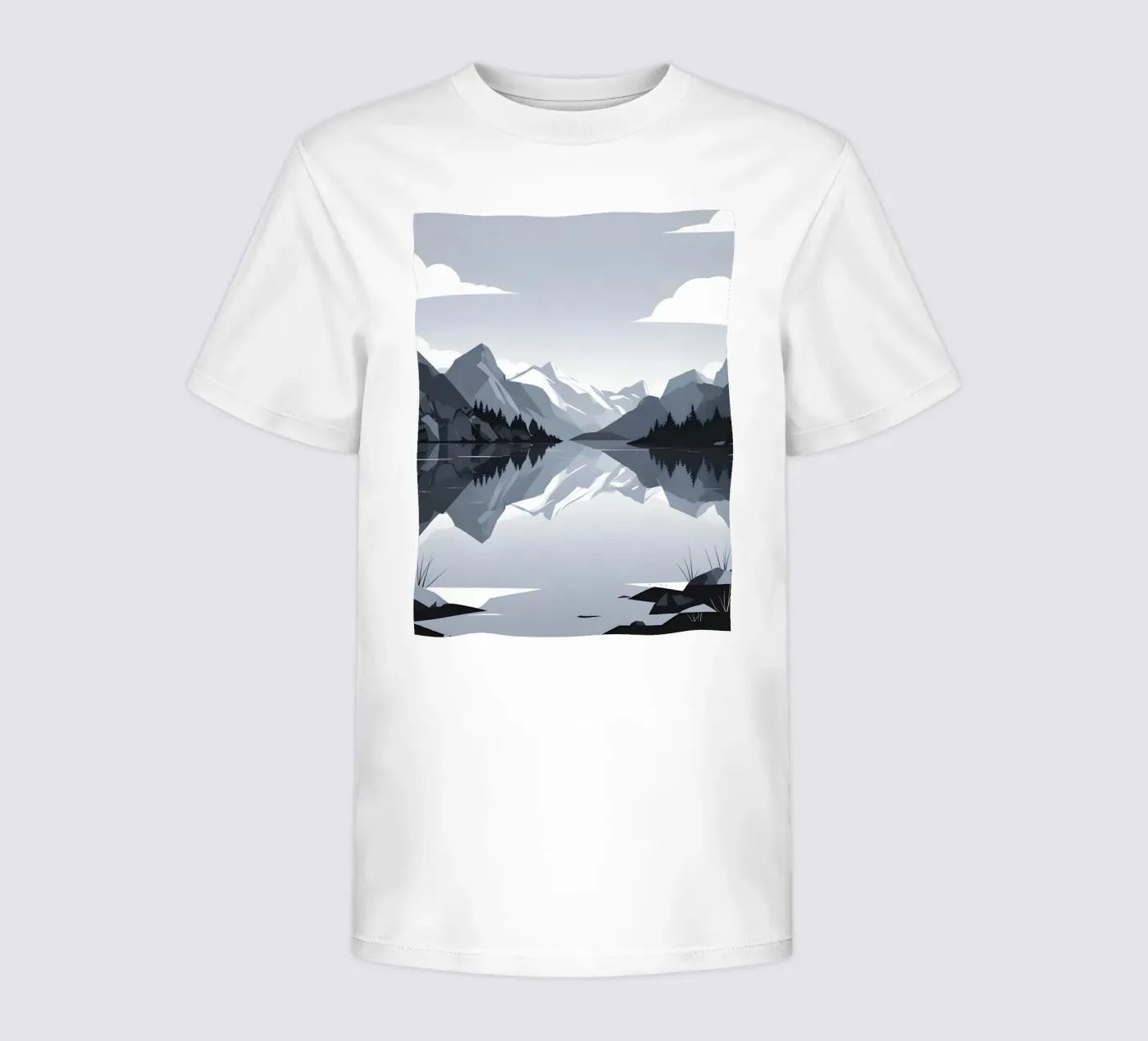 Mountain reflection t-shirt bambini da LIFESTYLE OBJECTS
