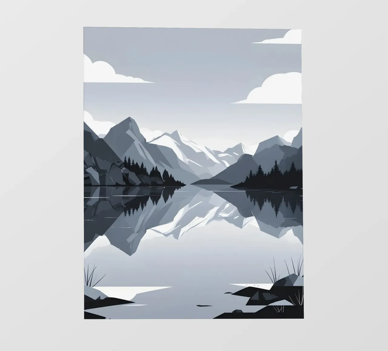 Mountain reflection pellicola backlit da LIFESTYLE OBJECTS