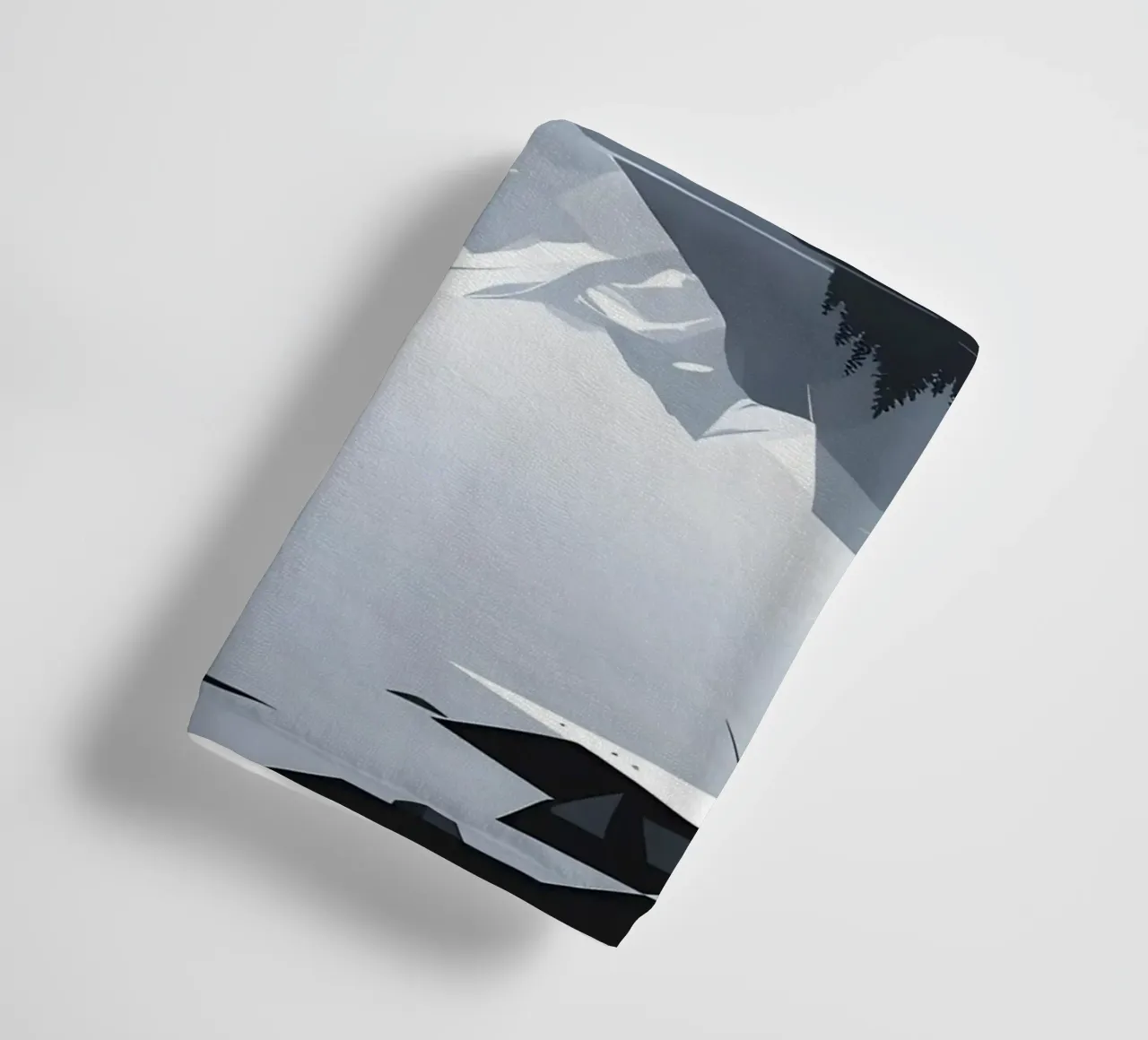 Mountain reflection towel by LIFESTYLE OBJECTS